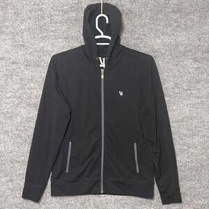 Vuori Hoodie Mens Medium Black Jackson Stretch Jacket Full Zip Workout Gym